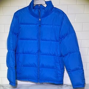 Lands End Mens Down Puffer Coat Size Small